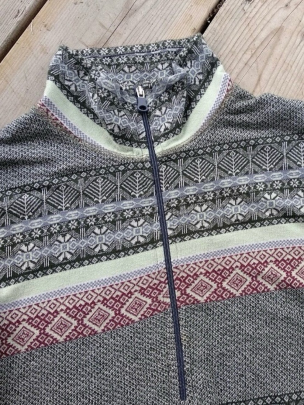 Woolrich 100% Cotton Half Zip Pullover | M
